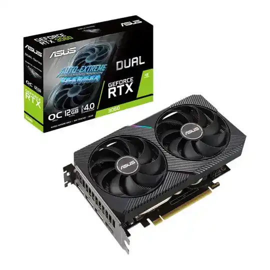 ASUS NVIDIA GeForce RTX 3060 DUAL OC V2 12G Ampere Graphics Card